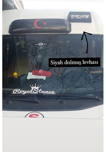 Siyah Taksi Dolmuş Münibüs Mıtnatıslı Levha Kırılmaz Ürün