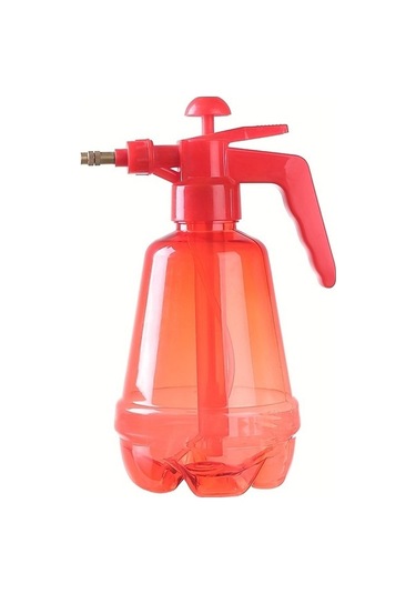 Trendooze Yüksek Kapasiteli Şeffaf Sulama Kabı - Kırmızı, 2.5l Model