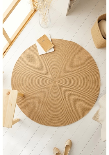 Ocean Home Textile Jüt Halı Kilim Ø 120 Cm
