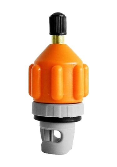 Trendooze Valfi Turuncu Şişme Pompası Pompa Hava Hava Eklentisi Dönüştürücü Bot Adaptörü 7.8x3.4cm Li