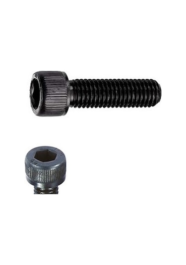 M6x30 İmbus Cıvata 8.8 Siyah 10 Adet