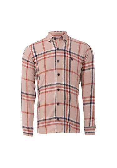 G987 Dewberry Erkek Gömlek-bej Bej