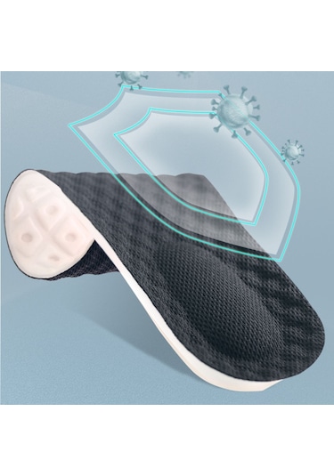 Anatomik, Rahat, Koşucu, Sporcu, Ayakkabı Tabanlığı, Siyah 42-43