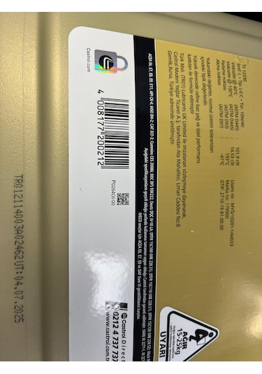 Castrol Vecton 10w-40 Motor Yağı 20 Lt E8/e11