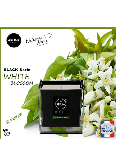 Aroma Home Black Series Kokulu Mum White Blossom 155 G