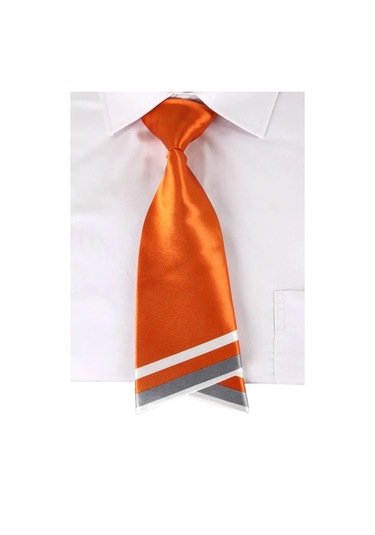 Turuncu Kadın Kravat Turuncu