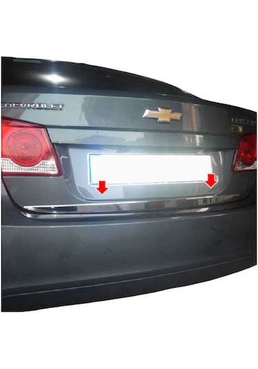 Chevrolet Cruze Sedan Krom Bagaj Alt Çıtası Paslanmaz Çelik