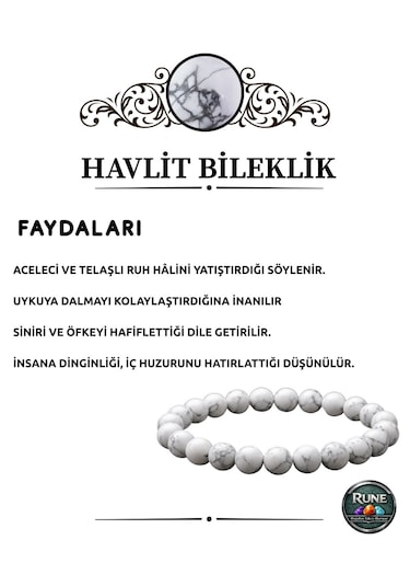Havlit Taşı Doğaltaş Bileklik Diğer