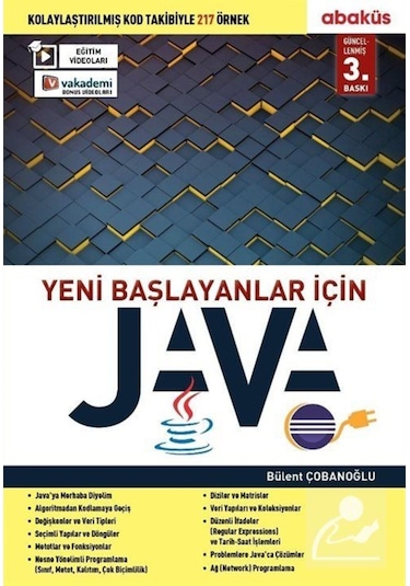 Yeni Başlayanlar için Java eğitim Videolu Bülent Çobanoğlu