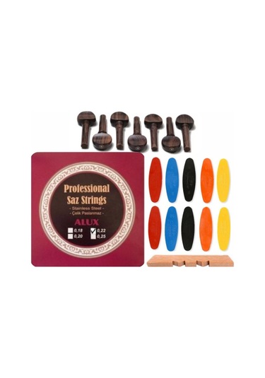 Alux 0.22 Çelik Pelesenk Burgu Tezene Eşik 4'Lü Set