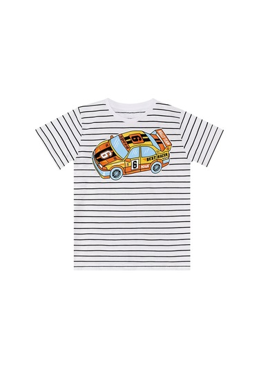 Denokids Mshb&g Yarışçı Erkek Çocuk T-shirt Şort Takım Çok Renkli