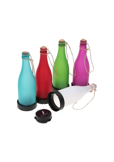 Dofolink 5 Adet Güneş Enerjili Işık Kontrollü Led Beyaz Fener, Otomatik Açma/kapama, Balkon Bahçe Dekorasyonu Askılı Lambalar Diğer