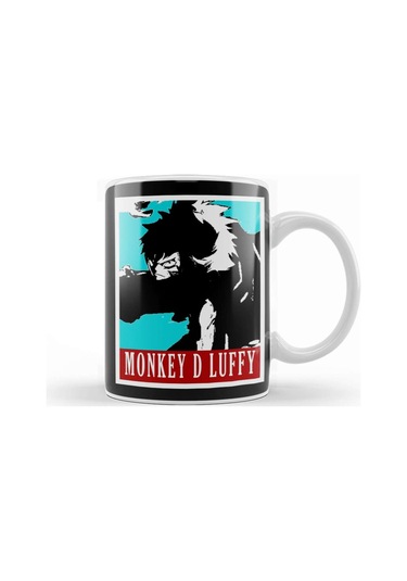 Luffy One Piece 04 Kupa Bardak Porselen Karışık