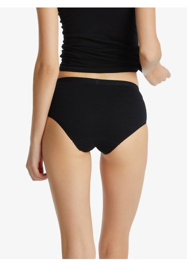 Blackspade 1306 Kadın Essential Midi Slip Siyah Siyah