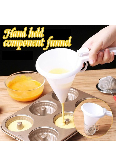 Tenfowee El Tutulu Konik Pasta Hamuru Dağıtıcı: Hassas Miktar Kontrolü İle Cupcake Ve Pastalar İçin Pratik Alet Diğer Tenfowee El Tutulu Konik Pasta Hamuru Dağıtıcı: Hassas Miktar Kontrolü İle Cupcake Ve Pastalar İçin Pratik Alet Diğer