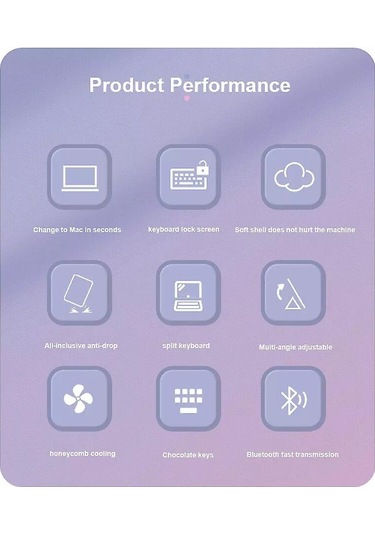 Xiaomi Redmi Pad Se 11 İnç 2023 İçin Klavye Kılıfı, Çıkarılabilir Kablosuz Klavye Kılıfı, Mor