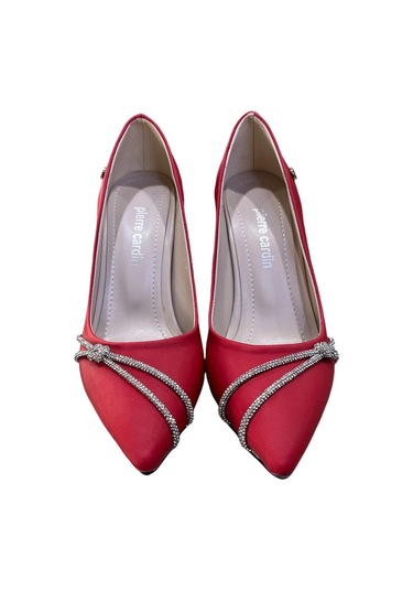 Pierre Cardin 54037 Stiletto Abiye Saten Kadın Ayakkabı 001
