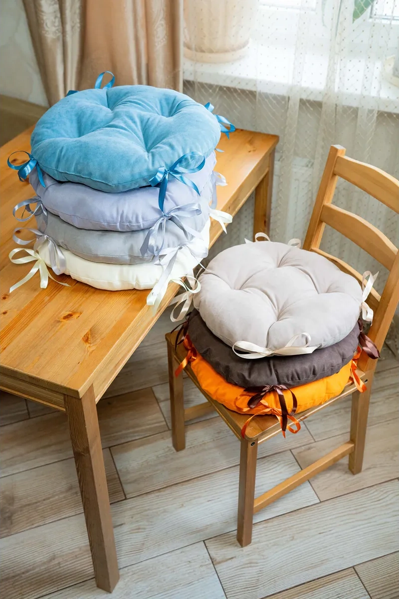 Slavıca Sandalye Mindarlığı Yuvarlak 40x40 Cm 2'li Set 226093511 Turuncu