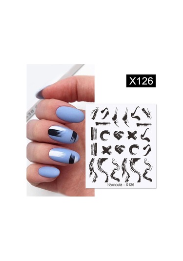 Su Transferli Nail Art Sticker X126 53622-2