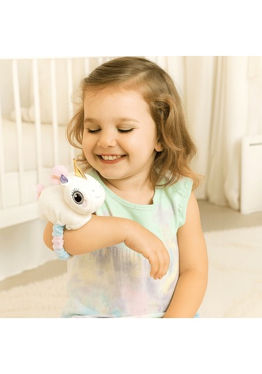 Mini Mini Peluş Bileklik Hayvancıklar - Unicorn Çok Renkli