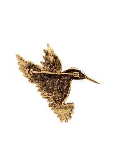 Suntek Vintage Diamante Güzel Hummingbird Hayvan Broş Pin Giyim