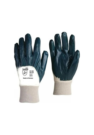 Maxsafety 6010 Mavi Nitril Eldiven 6 Adet