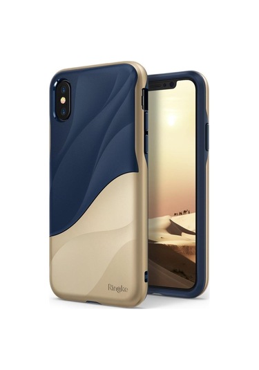 Ringke Wave iPhone X İle Uyumlu Kılıf Marina Gold