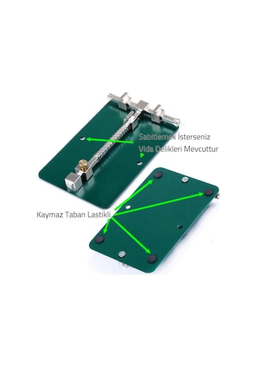 Pcb Anakart Bord Tutucu Metal Mengene Tamir Standı Bst-m001