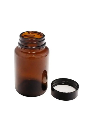 5drops Geniş Ağız Kapaklı Kavanoz - 100 Ml 157402039 Kahverengi