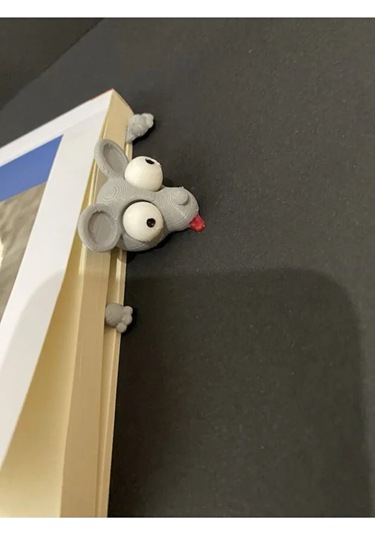 2 Adet Sıkışmış Fare Kitap Ayracı