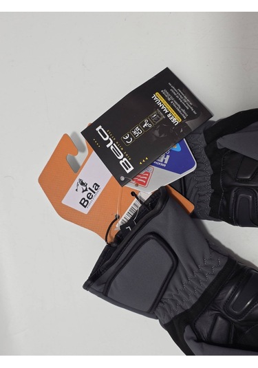Bela Explorer Winter Wp Su Geçirmez Kışlık Motosiklet Eldiveni L Beden Siyah/gri