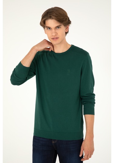 U.s. Polo Assn. Erkek Yeşil Kazak /triko 50288888-vr054 Yeşil