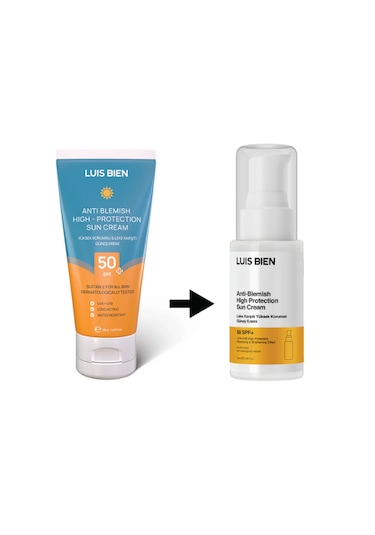 Luis Bien Leke Karşıtı SPF50+ Yüksek Korumalı Güneş Kremi 50 ML