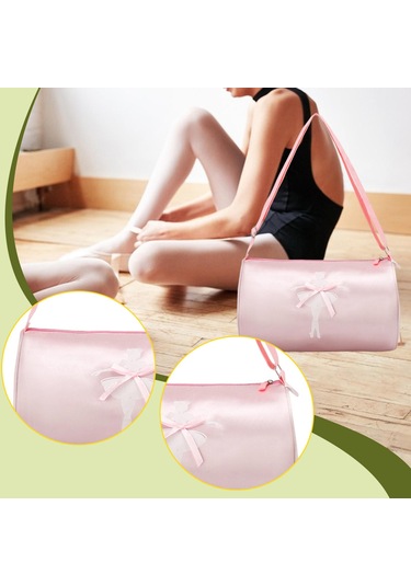 Suntek Kızlar Için Spor Çantası Tatlı Bale Dans Gösterileri Pembe