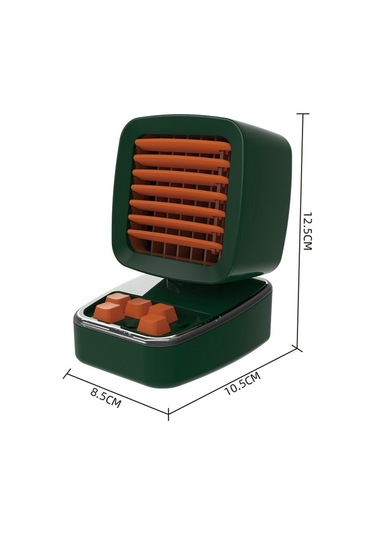 Cbtx A5 Mini Nemlendirici Soğutma Klima Fanı Usb Ev Masaüstü Su Soğutma Fanı Nane i