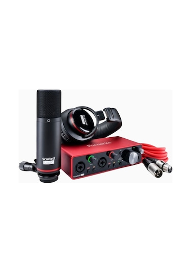 Scarlett 2i2 Studio 3. Nesil Stüdyo Kiti, Mic-headphones
