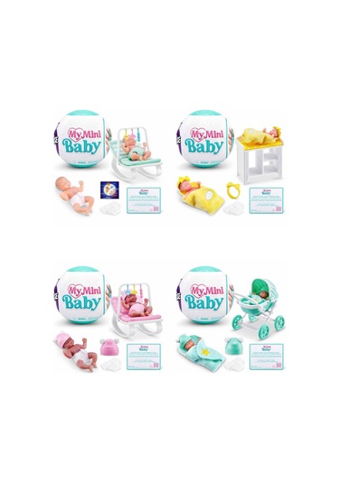 1 Adet Aksesuarlı Sürpriz Mini Baby Babek Paket - 1 Adet - 9.5 Cm