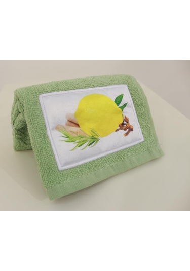 30x40 Limon Nakışlı Bukle Mutfak Havlusu 001