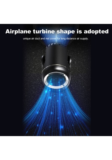 Gajeena 12v Araç Isıtıcı - 360 Dönebilir, Hava Temizleme, Düşük Gürültülü, Sıcaklık Koruma Özellikli