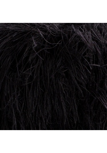 Loren Luna Tavşan Tüyü Siyah El Örgü İpi - R004 - 34002