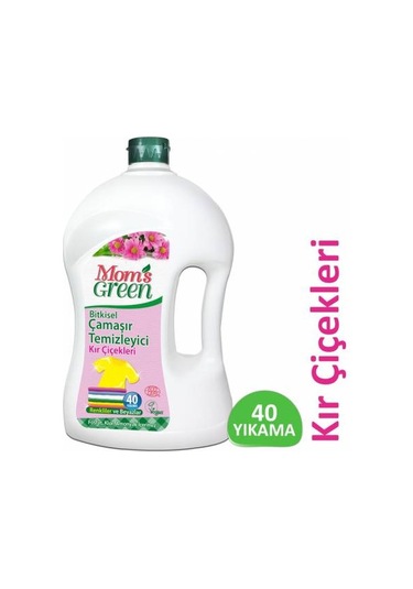 Mom's Green Bitkisel Sıvı Çamaşır Deterjanı  Kır Çiçekleri Eco 40 Yıkama