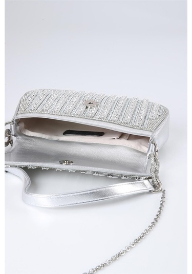 Ççs 17659 Kadın Omuz Askılı Çanta GÜMÜŞ