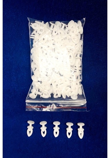 Geçmeli Perde Ruleti 100 Adet 1. Kalite Perde Halkası