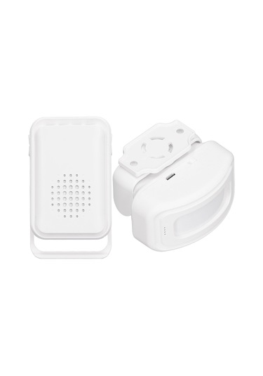 Yunboo Kablosuz Hareket Sensörlü Kapı Zili - 280m Uzaklıkta Alarm, Titreşim Ve 22 Ses Seçeneği, Usb Beslemeli Güvenlik Sistemi