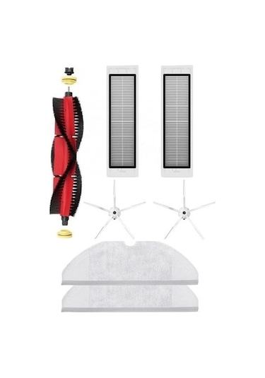 S5 Max Robot Süpürge Uyumlu 7'li Yedek Parça Seti