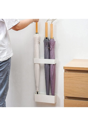 2 Adet Şemsiye Standı Tutucu Matkap Gerektirmez Paslanmaz Ev İç Mekan İçin, Ayarlanabilir Duvara Monte Japon Tarzı Şemsiye Saklama Diğer