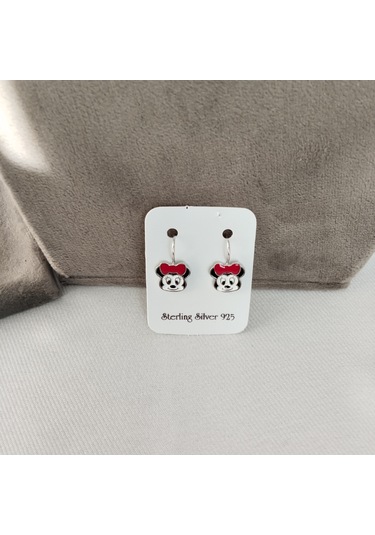 926 Ayar Gümüş Çocuk Küpesi Zarif Ve Güvenli Tasarım Model 2 Gümüş