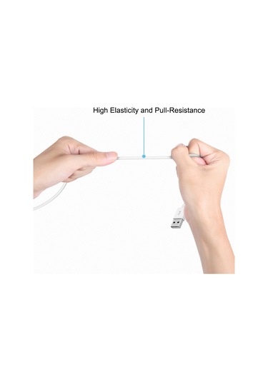 Yoobao Yb-401c 1.2m 5a Yüksek Akım Hızlı Şarj Veri Kablosu Usb-a'ya T Tpe Yuvarlak Tel
