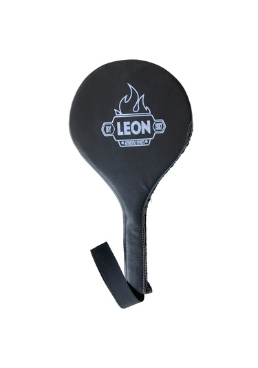 Leon Ultimate Hakiki Deri Boks Ve Kick Boks Raket Ellik Siyah