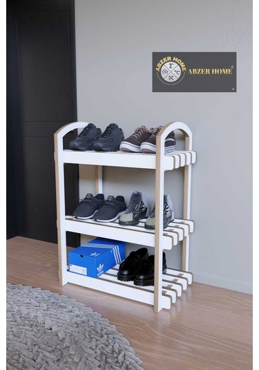 Abzer Home Ayakkabılık Beyaz